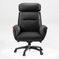 Royal Executive Office Chair - Black Microfiber Leather, Ergonomic Design.