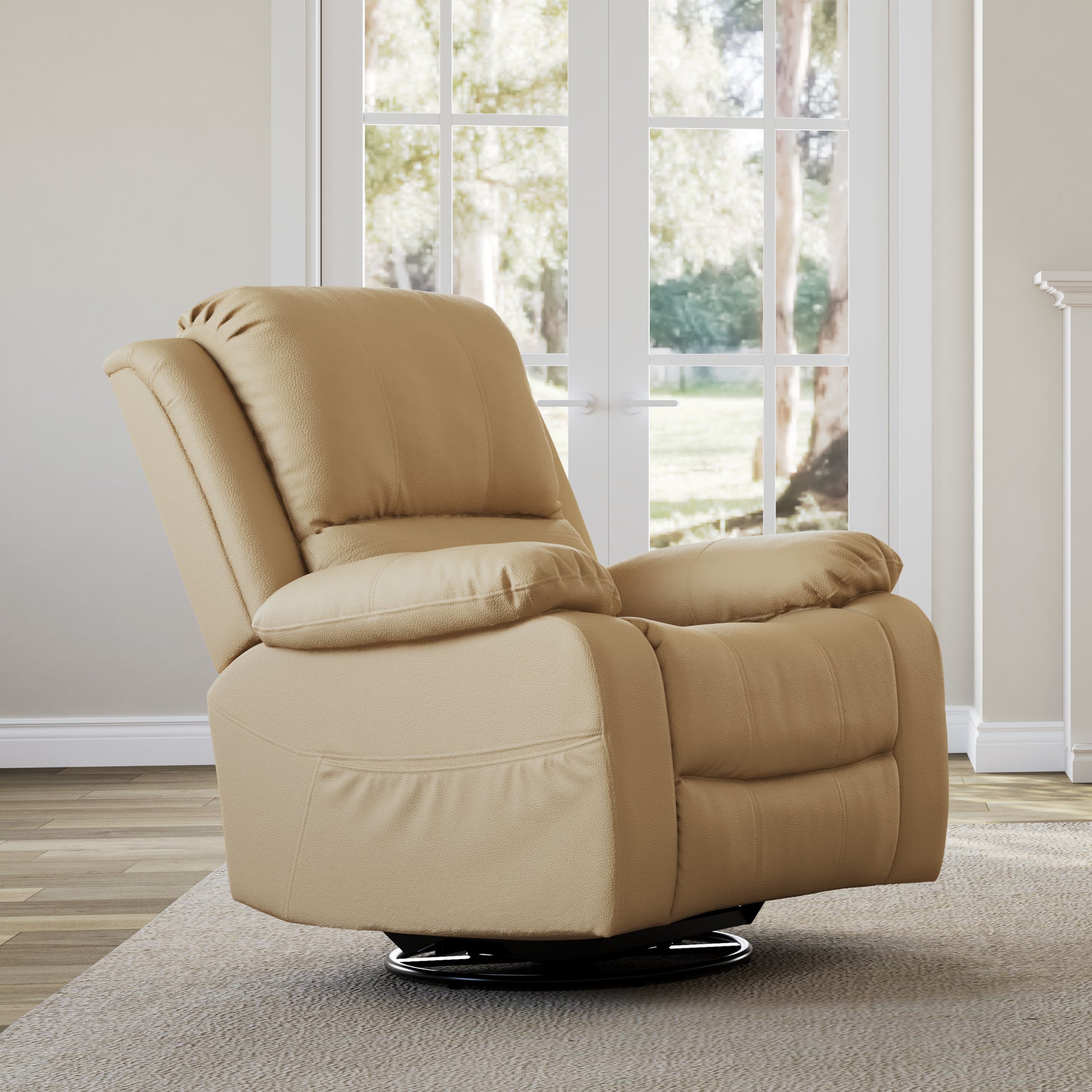 MAS01, Recliner Chair Swivel Single Sofa