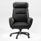Royal Executive Office Chair - Black Microfiber Leather, Ergonomic Design.