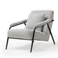 Italian Minimalist Lounge Chair, Gray