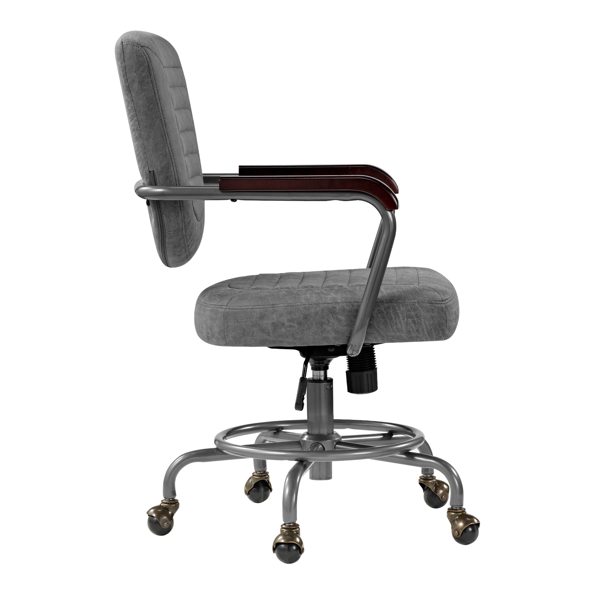 Cole, Gray PU Leather Task Office Chair.