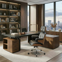 Executive Office Set：Zen Pro Standing Desk & Premium Executive Chair