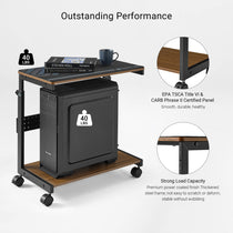 Mobile Height Adjustable CPU Cart