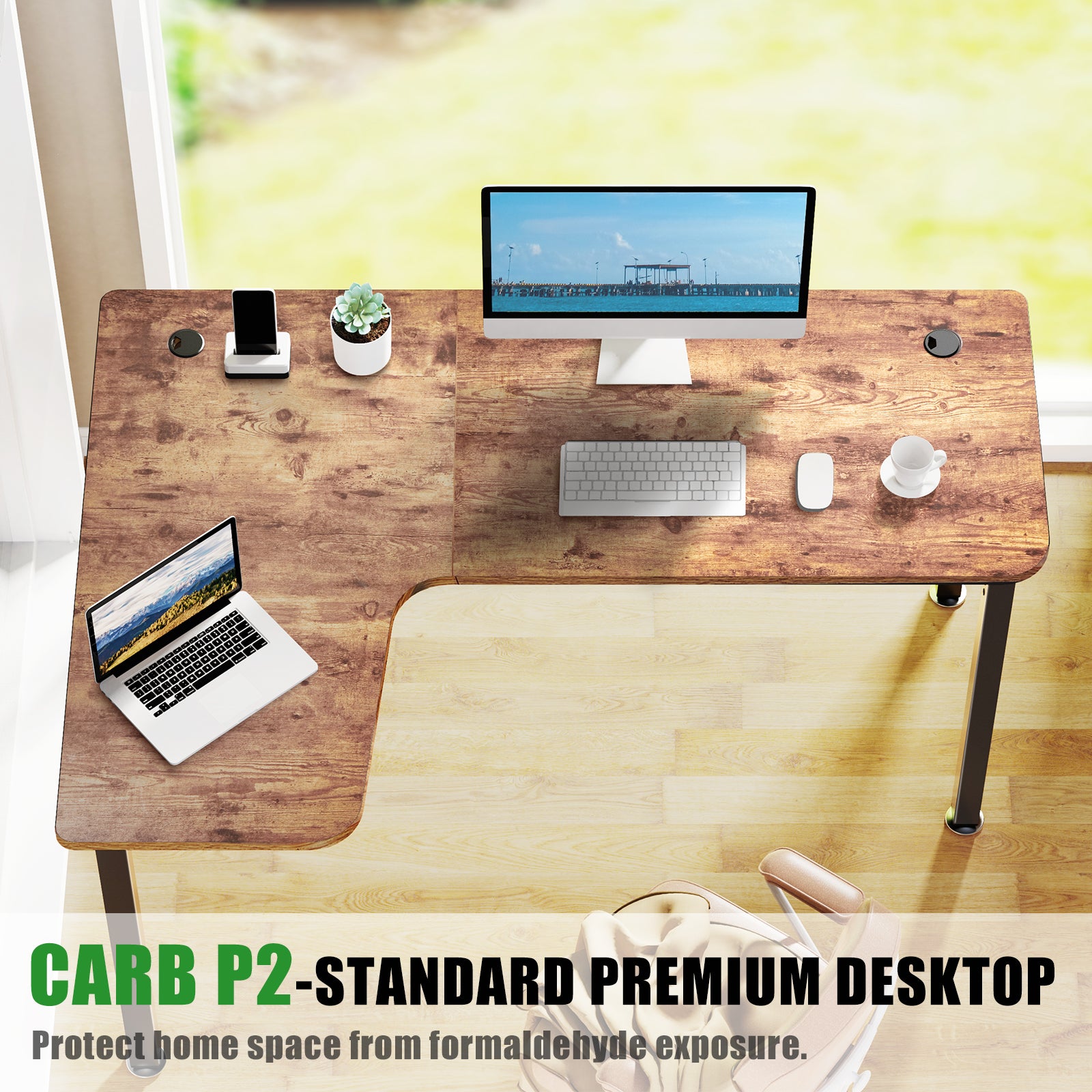 Zch l shaped deals desk