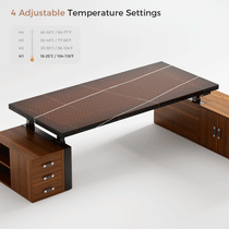 Zen Pro Series, 87"/72" Executive Standing Desk with Cabinets Set