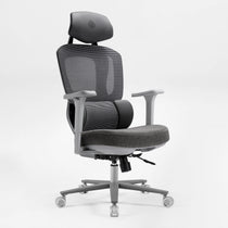 Typhon ii Right-side view of chair on white background, gray