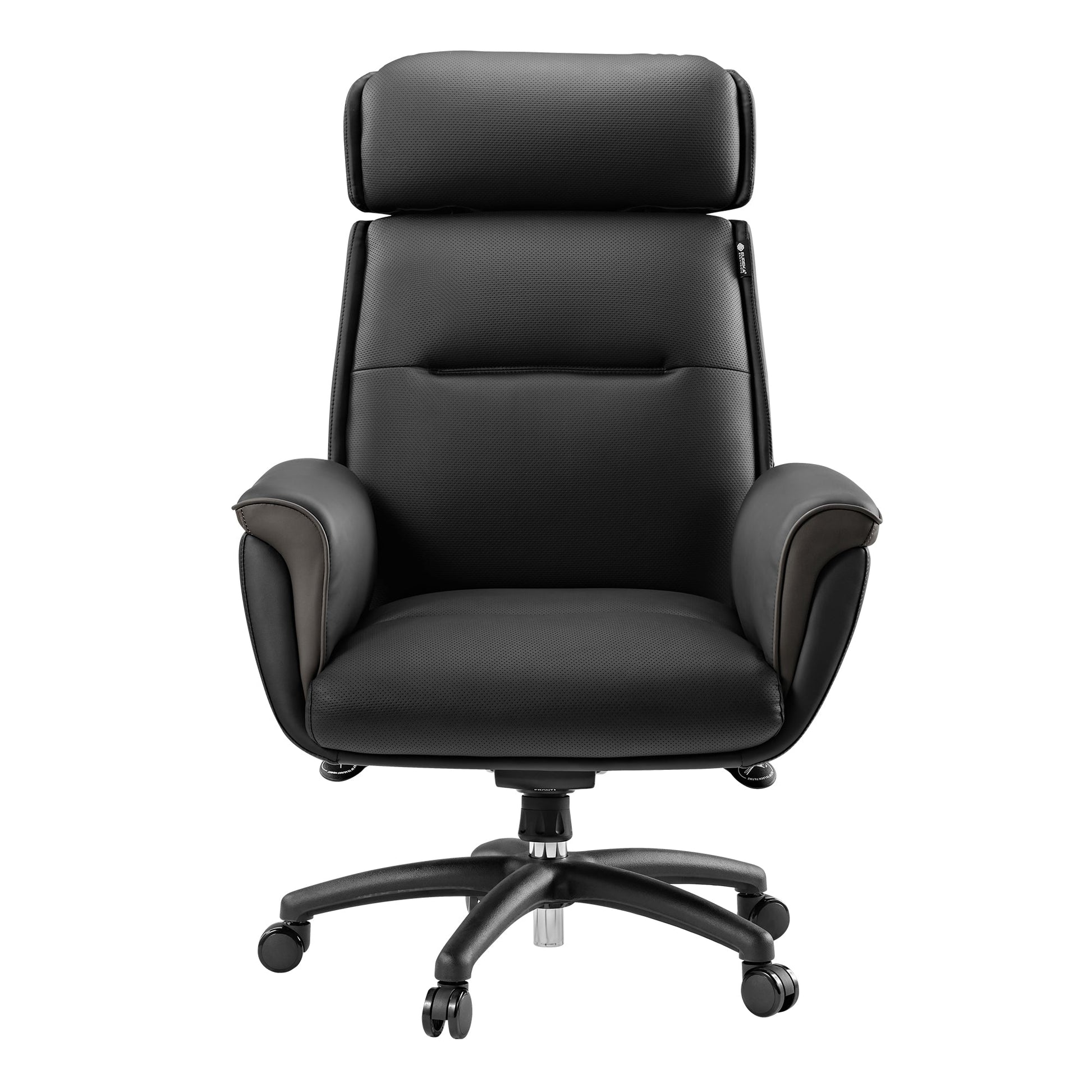 Leather Executive Office Chair Front View