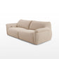 Power Bed Sleeper Slider Sofa,2 seater,Beige