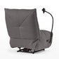 Linx Power Glider Recliner with Wireless Charging & USB Techno 3D Fabric, Gray