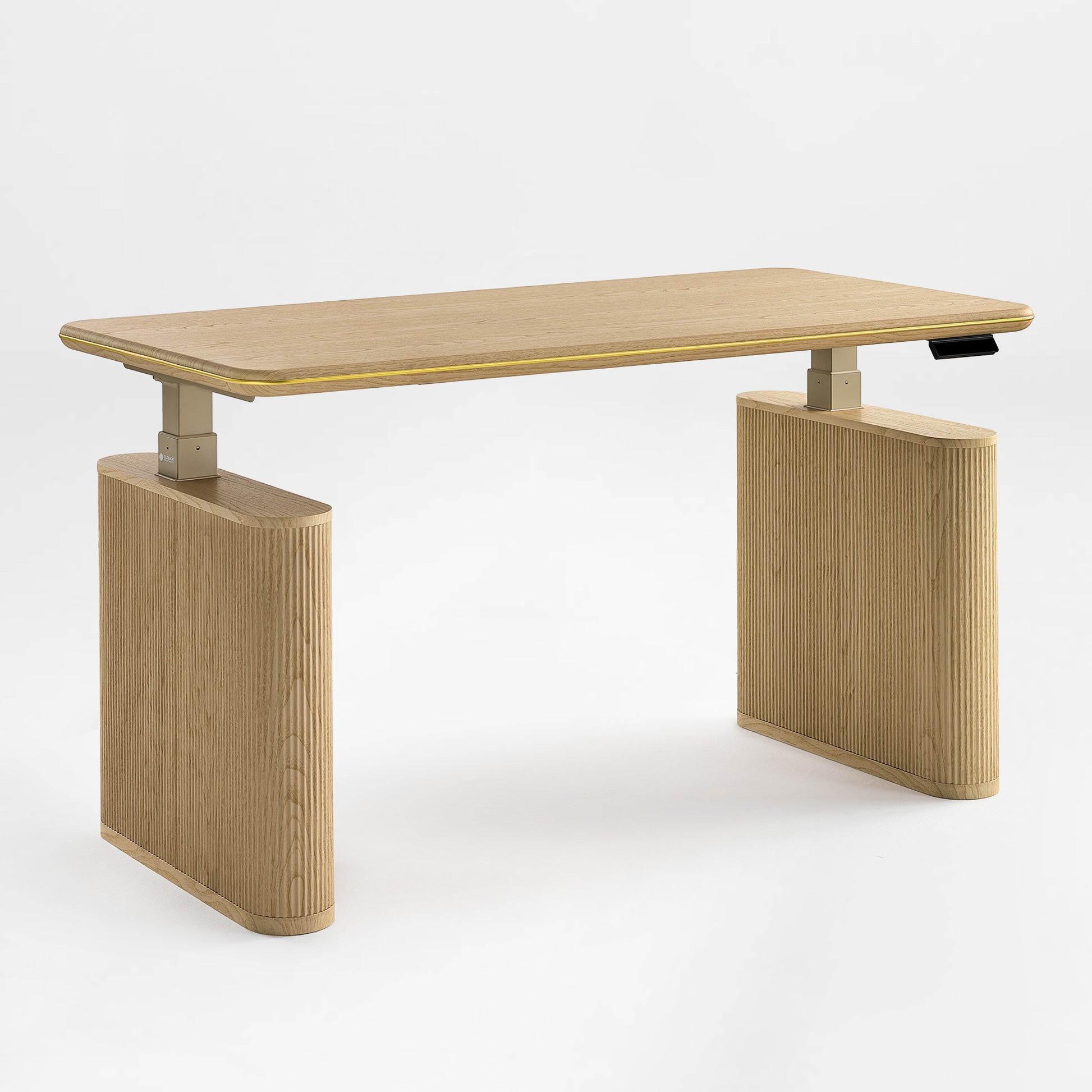 Eureka Ergonomic Opal Aurelia Oak Standing Desk