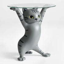23''H, Enchanting Cat Side Table