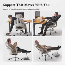 Divio,Dual-Backrests Ergonomic Office Chair