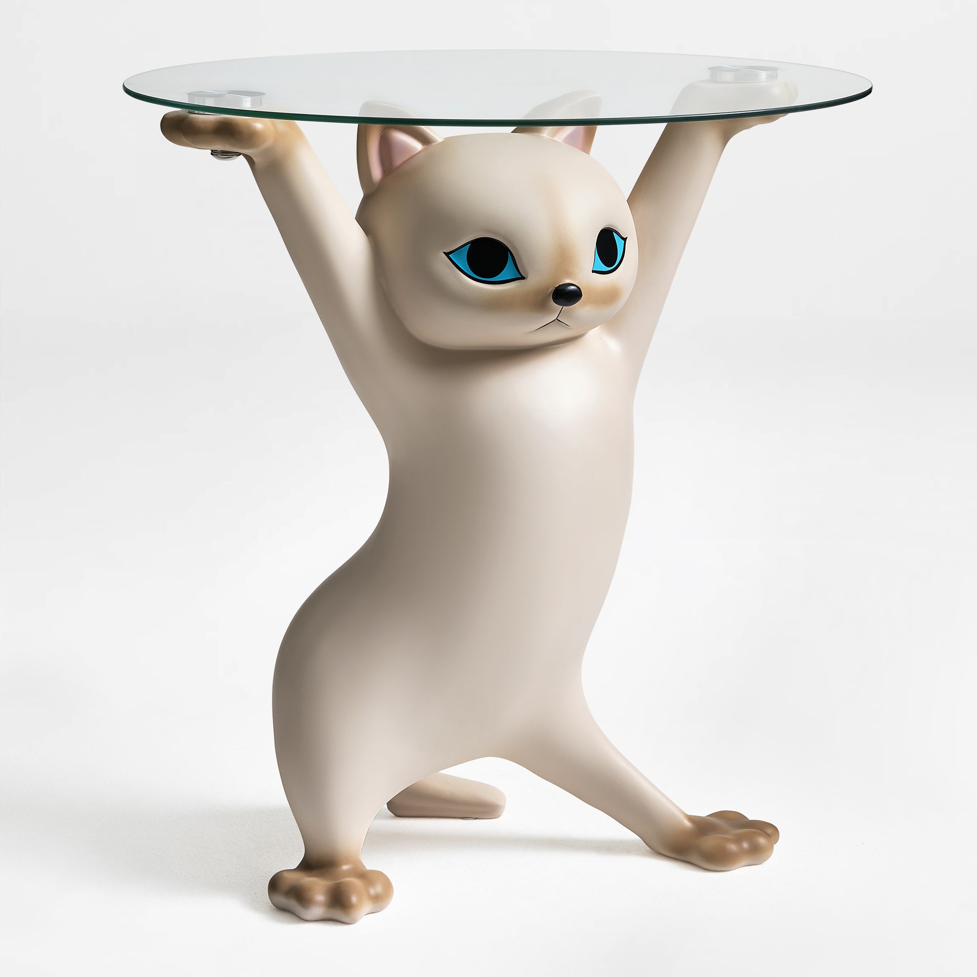 CAT アクリル重機置物 約10cm Eureka Ergonomic Enchanting Cat Side Table Floor Decor Living Room