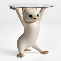 23''H, Enchanting Cat Side Table