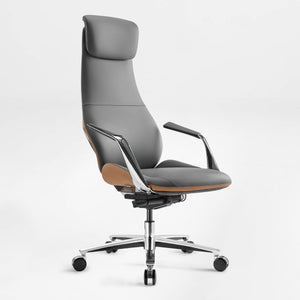 Serene Aaron, Genuine Leather Executive Office Chair