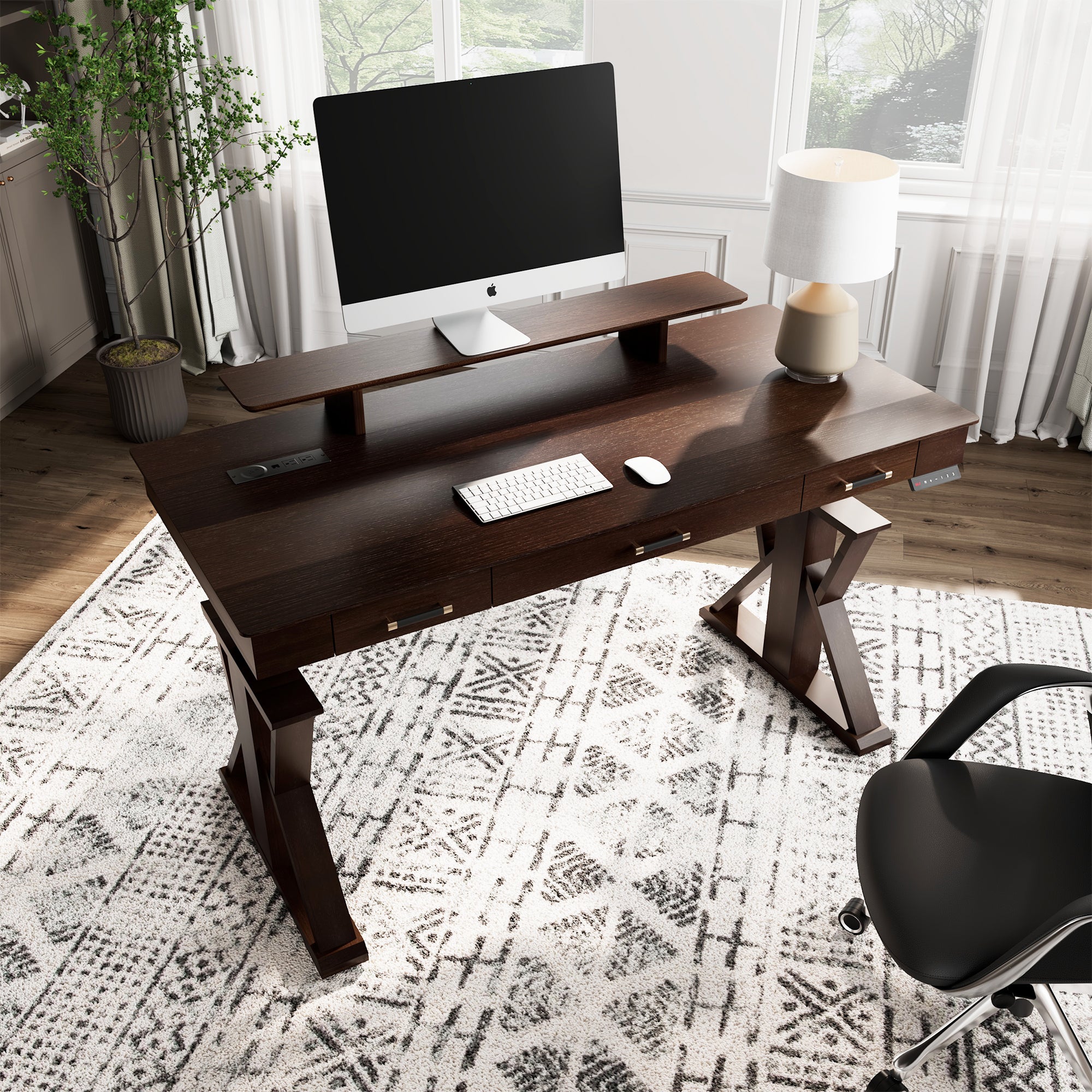 Eureka Ergonomic Ark SWS Pro Executive Standing Desk - 63x29