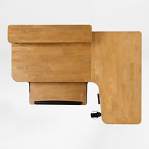 L-Shaped Standing Desk with Accessories Set (60"x23")