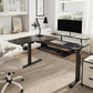 L-Shaped Standing Desk with Accessories Set (60"x23")