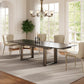 Savoy, 78"-118" Extendable Dining Table with Sintered Stone, Black