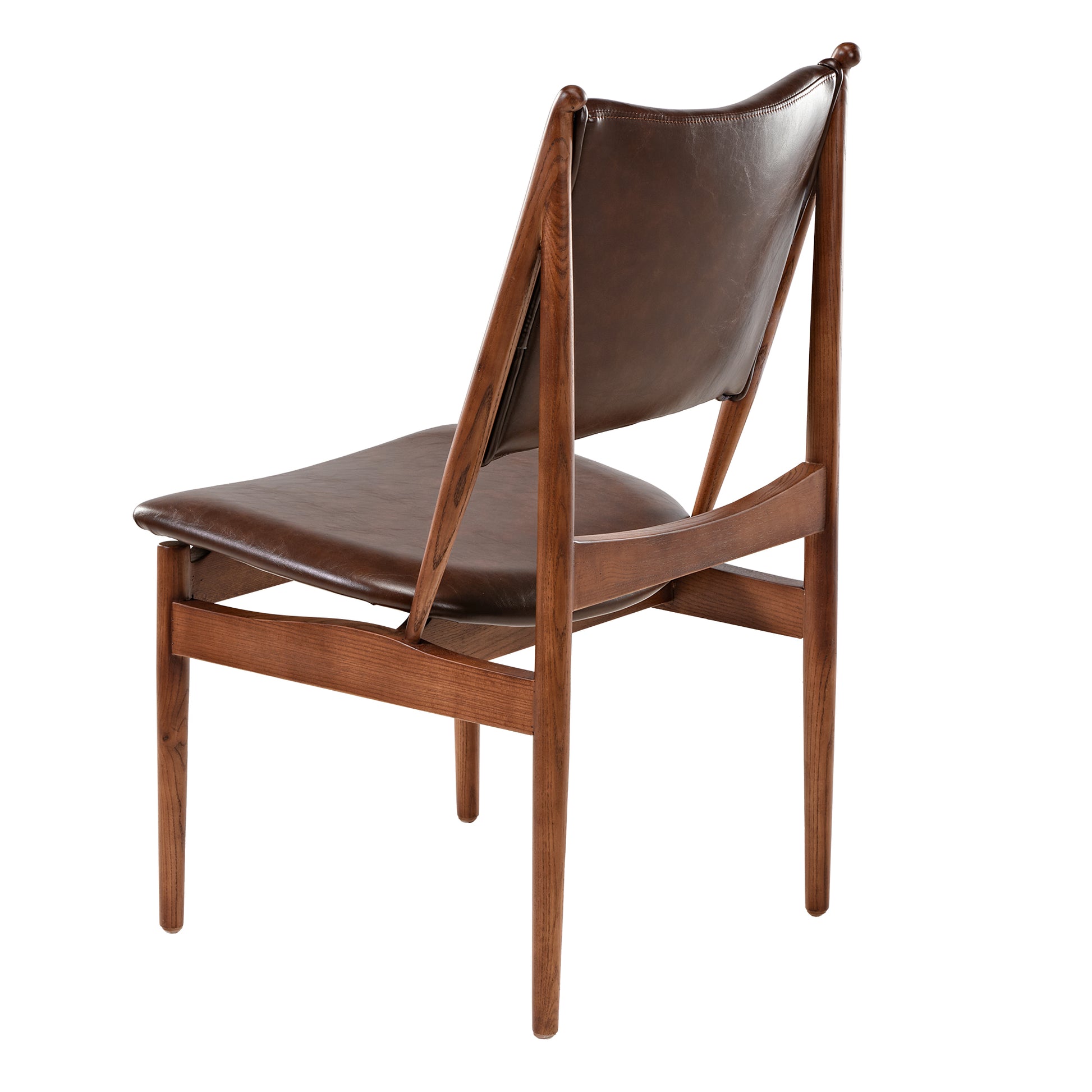 Mid Century Modern Dining Room Chairs Set of 2, Brown | Eureka