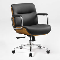 Eureka Ergonomic Mathias Mason low back office chair, side view