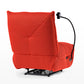 Linx Power Glider Recliner with Wireless Charging & USB Techno 3D Fabric showcase, Red