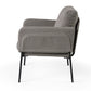 Weston, Ant Fabric Lounge Chair, Dark Khaki