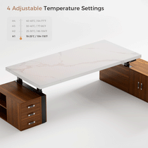 Zen Pro Series, 87"/72" Executive Standing Desk with Cabinets Set