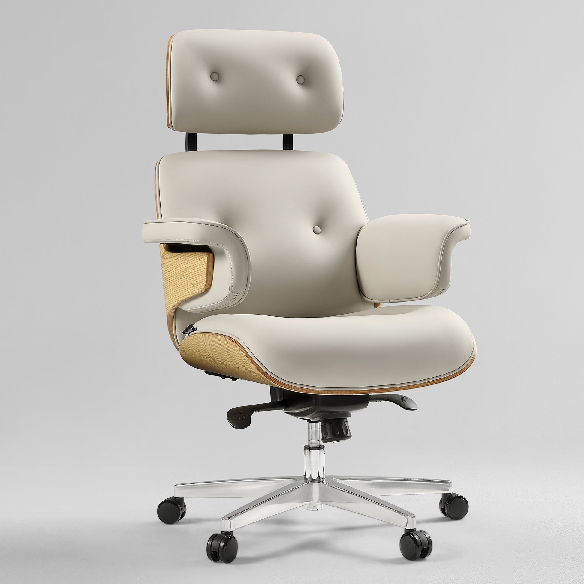 Eureka Ergonomic Mathias Executive Office Chair White Front