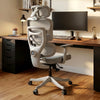 Axion, Ergonomic Hybrid Chair - Silver Gray