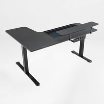 L-Shaped Standing Desk with Accessories Set (60"x23")