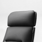 Royal Microfiber Leather Executive Office Chair - Black Headrest With Ergonomic Design and Perforated Detailing.