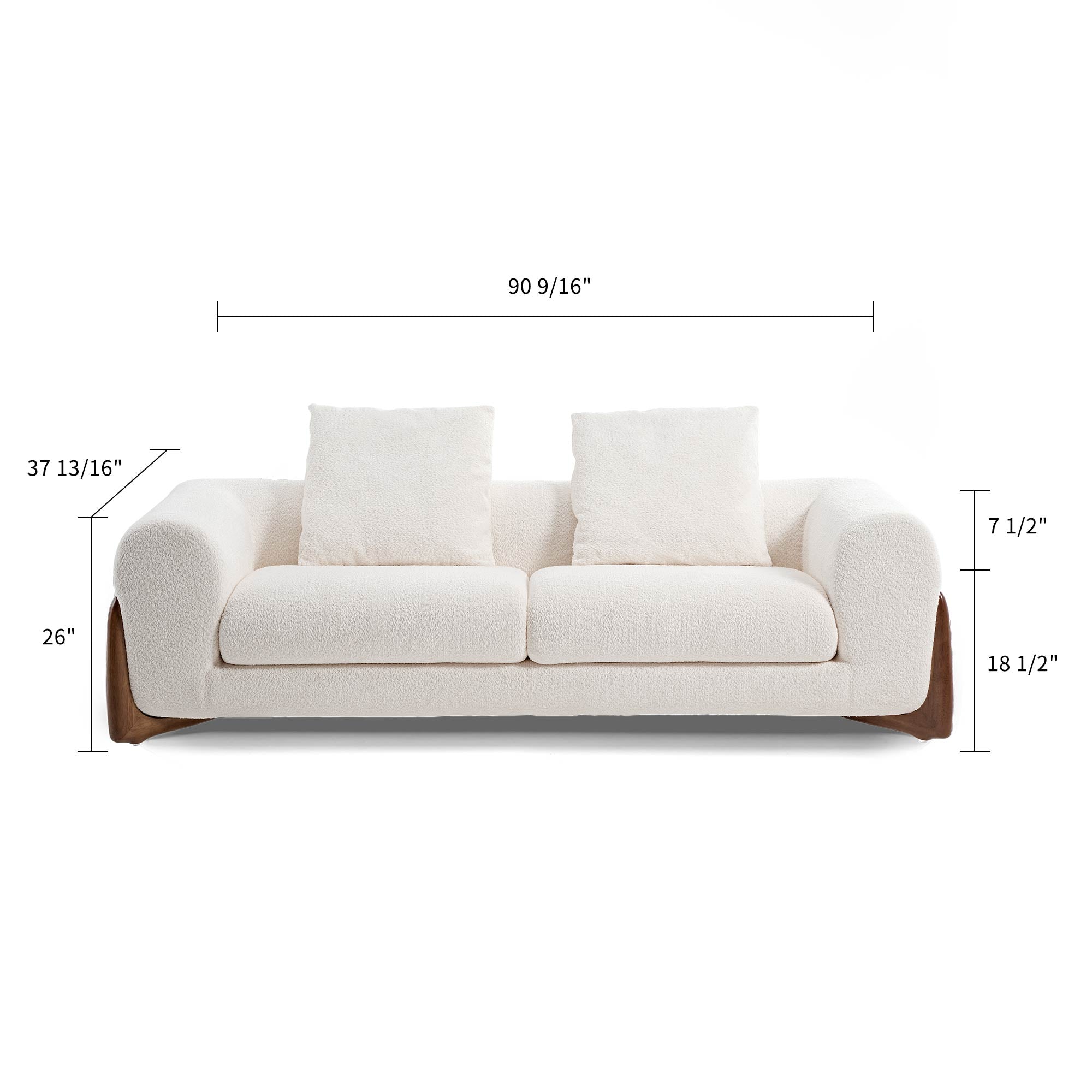 Rowan Sectional Sofa Three Seaters