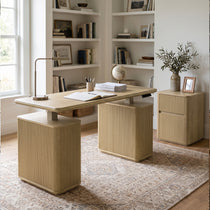 Opal Aurelia Fluted Standing Desk (60"x29")