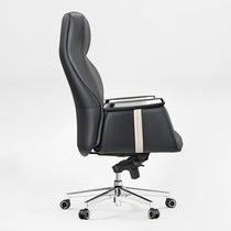 Royal II Executive Ergonomic Office Chair, Black Leather Ergonomic Design.