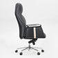 Royal II Executive Ergonomic Office Chair, Black Leather Ergonomic Design.