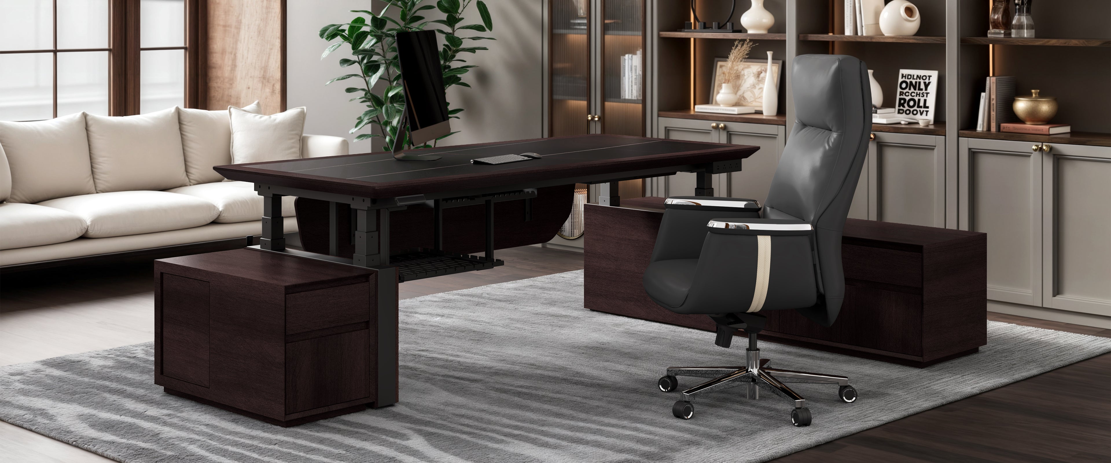 Zen Standing Desk - Executive Standing Desk - Eureka Ergonomic