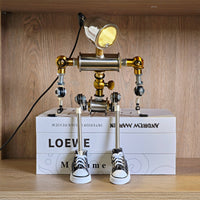 HD-19, 13.8''H, Robot-Shaped Cyberpunk Table Lamp Decor