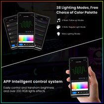 Eureka Ergonomic Cpu Cart With App-Controlled Rgb Lighting Modes and Color Options.