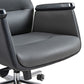 Royal II, Executive Leather Office Chair, Iron Gray, Padded Cushion