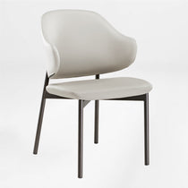 Noble, Upholstered Dining Side Chairs Set of 2, Gray