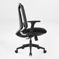Nico Ergonomic Office Chair With Black Mesh Back, Adjustable Back Curve&Lumbar Support, Ergonomic Design,Side View