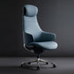 Eureka Ergonomic Modern High End-Luxury Genuine Leather Office Chair,Blue