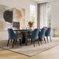 Eureka Ergonomic Dining Room with Blue Elegant Two-tone Dining Chairs Set of 2  