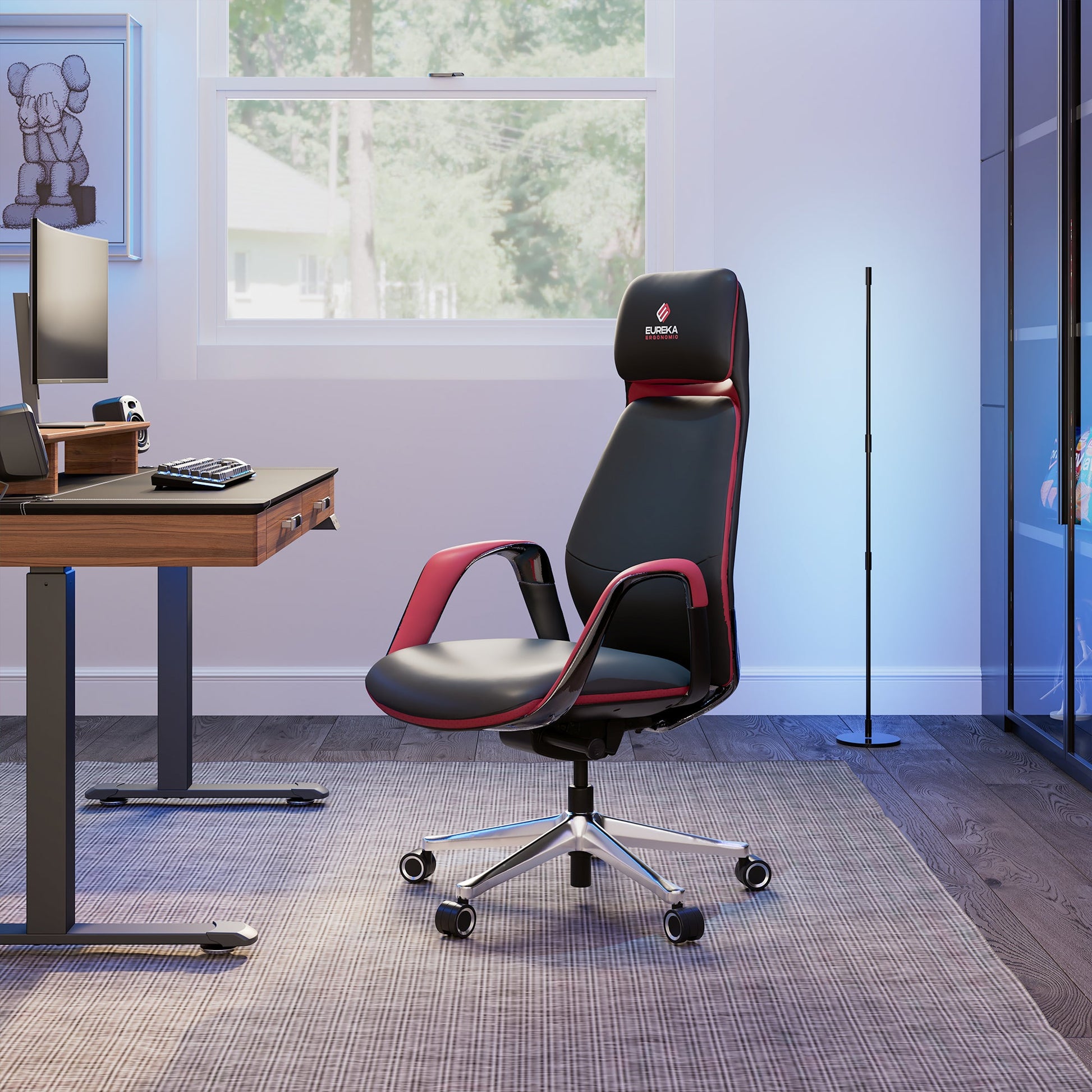 Black-Red， Executive  gaming Office Chair