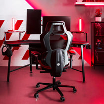 Eureka Ergonomic Typhon Hybrid Gaming Chair in a Modern Gaming Setup, Ergonomic Design.