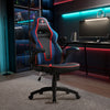 Vortex, Leather Gaming Chair - Blue