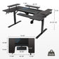 74x23 U-Shaped Standing Desk with Accessories Set