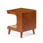 15.94" Solid Wood Cat Bed & Side Table