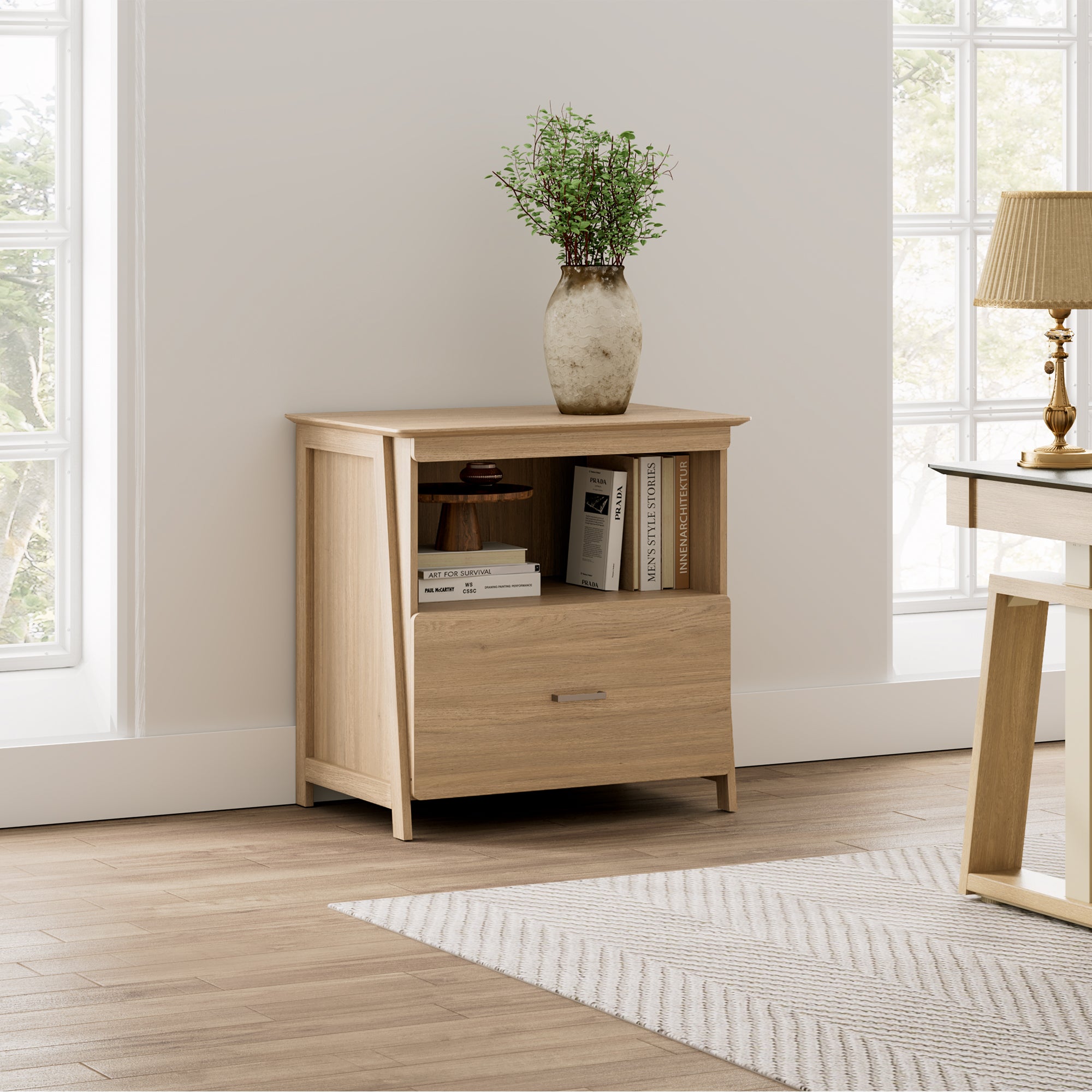 Eureka 29'' File Cabinet Office Storage With a Drawer for home office